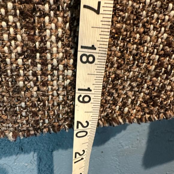 Michael Kors Size 2 ladies jacket Chocolate Brown Fall Fringe Details Office - Picture 7 of 8